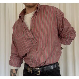 VINTAGE '80s London Fog Button Down Shirt size Large